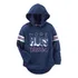 Blusa Batinha Carters Estilosa Manga Longa Azul Capuz 9m