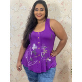 Blusa Batinha Plus Size