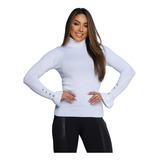 Blusa Blogueira Gola Trico