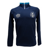 Blusa Blusão Moletom Umbro Grêmio Treino Comissão 2025 Azul
