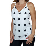 Blusa Blusinha Alcinha Poa