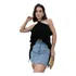 Blusa Blusinha Bata Feminina Frente Única Babado Soltinha 