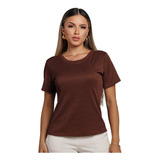 Blusa Blusinha Canelada Moda