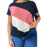 Blusa Blusinha Faixas Transversal