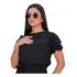 Blusa Blusinha Feminina Camisa Social Manga Princesa Cropped