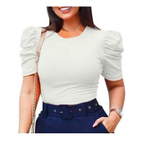 Blusa Blusinha Feminina Manga