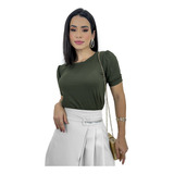 Blusa Blusinha Feminina Manga