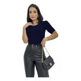 Blusa Blusinha Feminina Manga