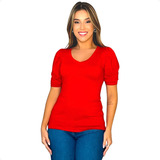 Blusa Blusinha Feminina Manga