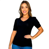 Blusa Blusinha Feminina Manga
