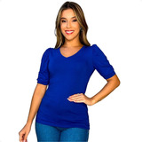 Blusa Blusinha Feminina Manga