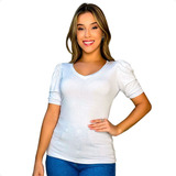 Blusa Blusinha Feminina Manga