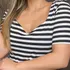 Blusa Blusinha Feminina Manga Curta Decote Quadrado Básica