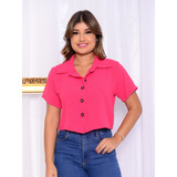 Blusa Blusinha Feminina Manga