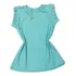 Blusa Blusinha Feminina Manga Curta Regata Bufante Babado