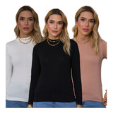 Blusa Blusinha Feminina Manga