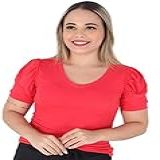 Blusa Blusinha Feminina Manga