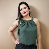 Blusa Blusinha Gola Alta