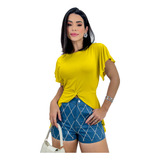 Blusa Blusinha Veste Legging