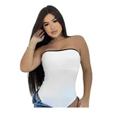 Blusa Body Feminino Canelado