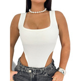 Blusa Body Feminino Cavado