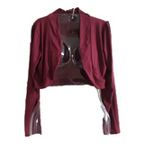 Blusa Bolero Arredondado Feminino