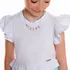 Blusa Branca Com Colar