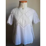 Blusa Branca Com Renda