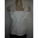 Blusa Branca Listrada Skara