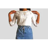 Blusa Branca Manga Longa