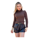Blusa Cacharrel Canelada Algodao