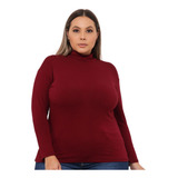 Blusa Cacharrel Plus Size Gola Alta De Inverno Frio Barato