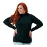 Blusa Cacharrel Térmica Flanelada Manga Longa Gola Alta