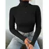 Blusa Cacharrel Tricô Feminina Canelada Segunda Pele Tricot