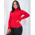 Blusa Cacharréu Gola Alta Canelada Manga Longa Feminina