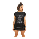 Blusa Camisa Banda Pink