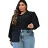 Blusa Camisa Camisete Social Plus Size Manga Longa G2 G3