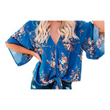 Blusa Camisa Feminina Amarracao