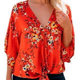 Blusa Camisa Feminina Amarração Frontal Lindíssima