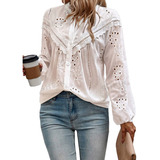 Blusa Camisa Feminina Babado