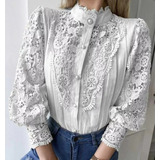 Blusa Camisa Feminina Bordada