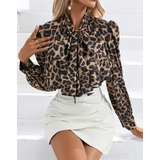 Blusa Camisa Feminina Chiffon