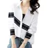 Blusa Camisa Feminina Estilo Classico White Blacks Elvians