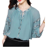 Blusa Camisa Feminina Manga