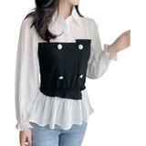 Blusa Camisa Feminina Ombro