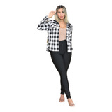 Blusa Camisa Feminina Xadrez