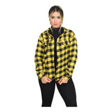 Blusa Camisa Feminina Xadrez