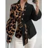 Blusa Camisa Social Feminina Elegante Chiffon Duo Colors