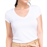 Blusa Camiseta Basica Feminina
