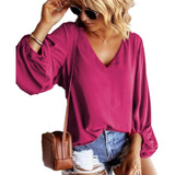 Blusa Camiseta Feminina Manga